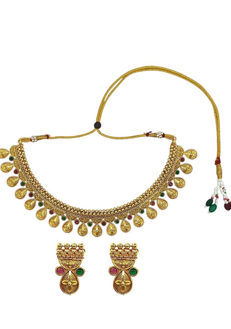 Gold Plated Necklace Set