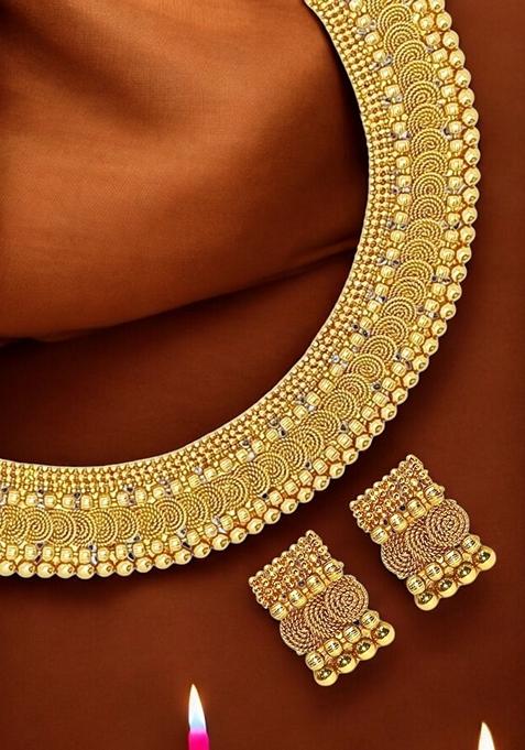 Gold Plated Necklace Set