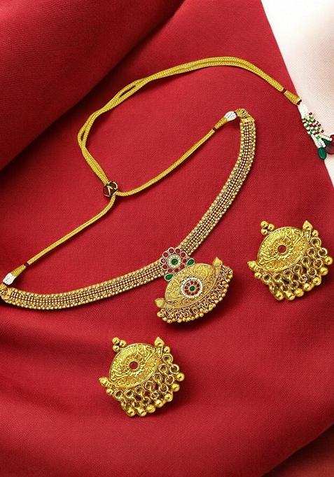 Gold Plated Necklace Set