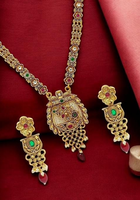 Gold Plated Necklace Set