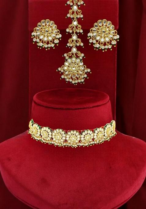 Gold Plated Necklace Set