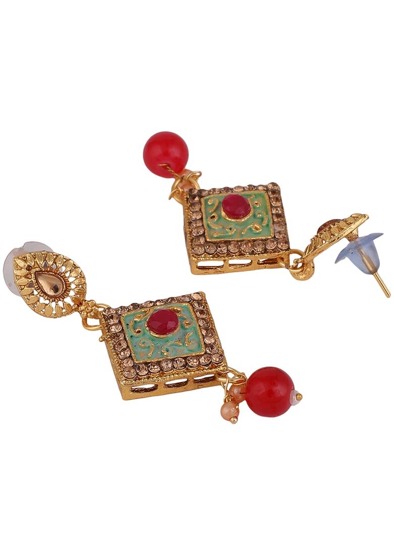 Green Cubic Zirconia Necklace Set