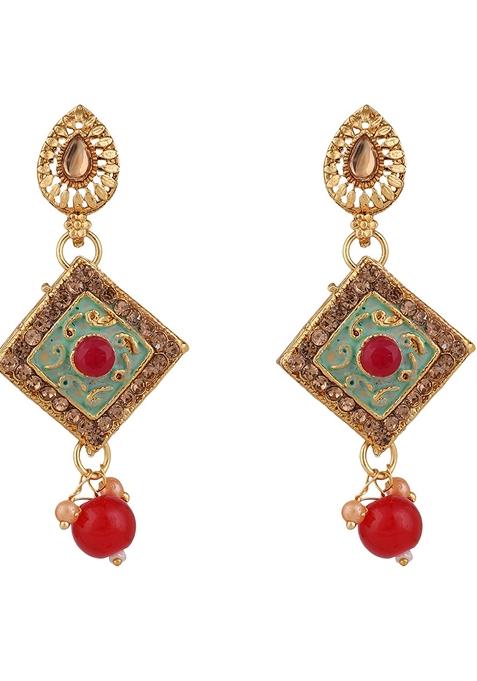 Green Cubic Zirconia Necklace Set