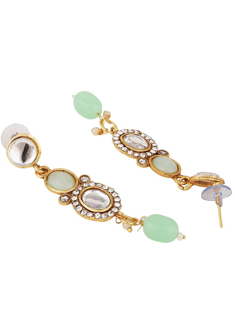 Green Cubic Zirconia Necklace Set