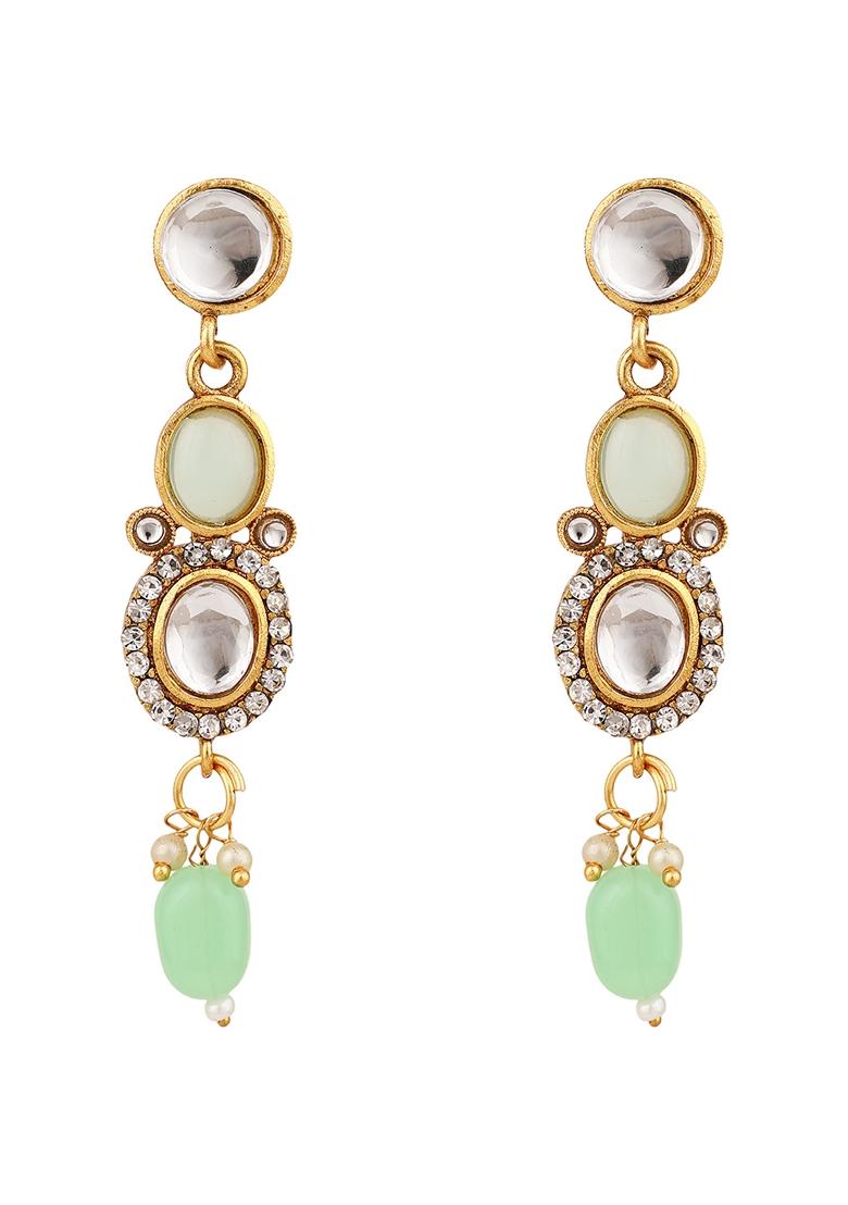 Green Cubic Zirconia Necklace Set