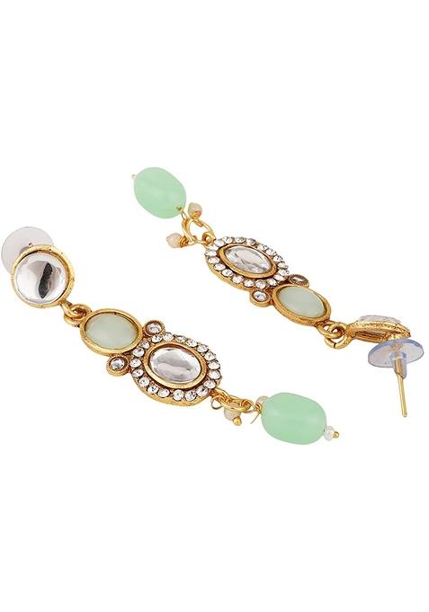 Green Cubic Zirconia Necklace Set