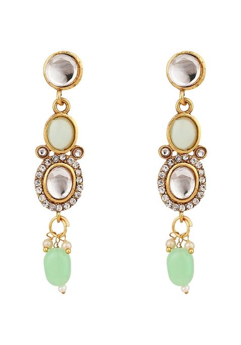 Green Cubic Zirconia Necklace Set