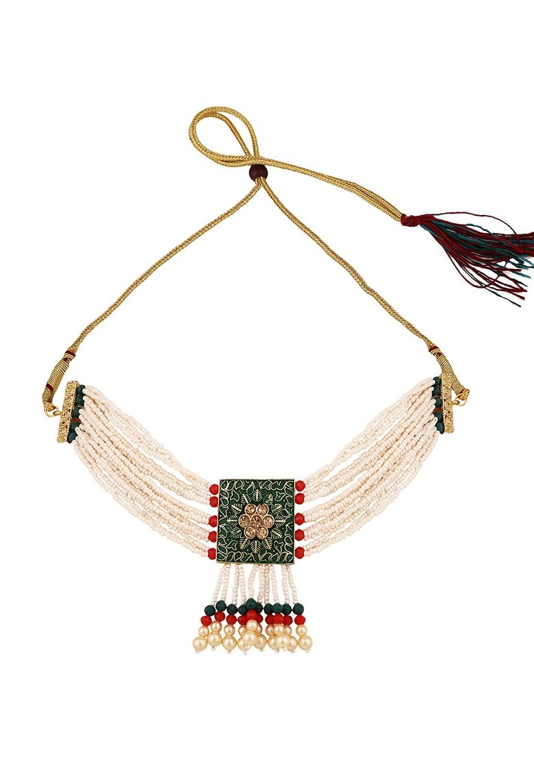 Green Cubic Zirconia Necklace Set