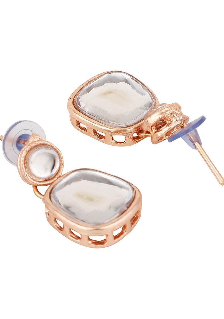 White Cubic Zirconia Necklace Set