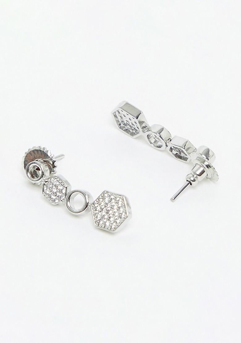 Silver Plated Rhodium Plated Necklace Set