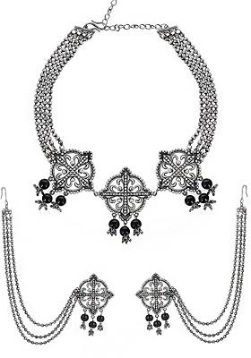 Silver Plated Necklace Set
