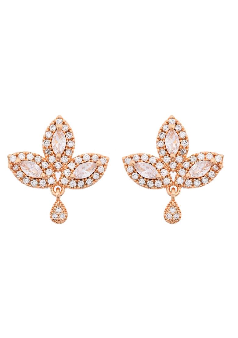 Gold Plated Designer Ad Studded Necklace Set