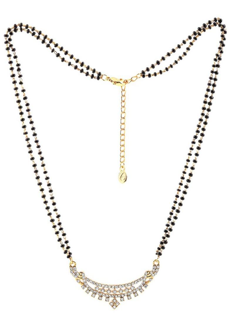 Gold Solid Gold Plated Necklace Set