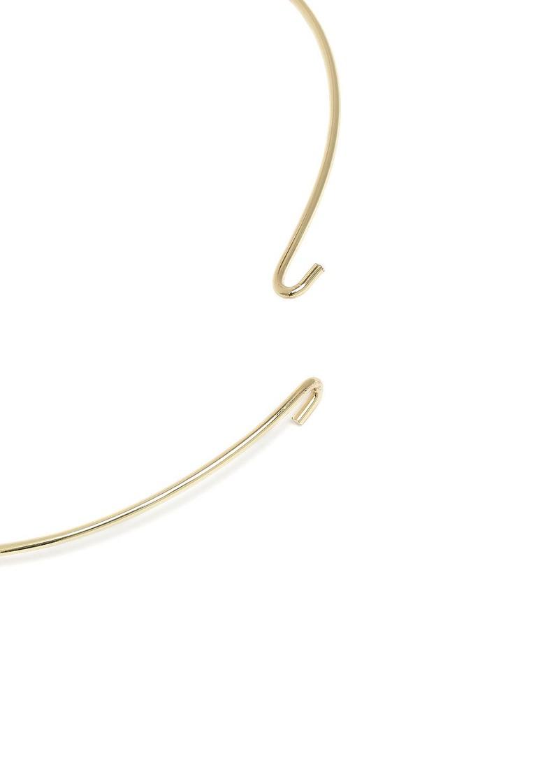 Gold Solid Gold Plated Necklace Set