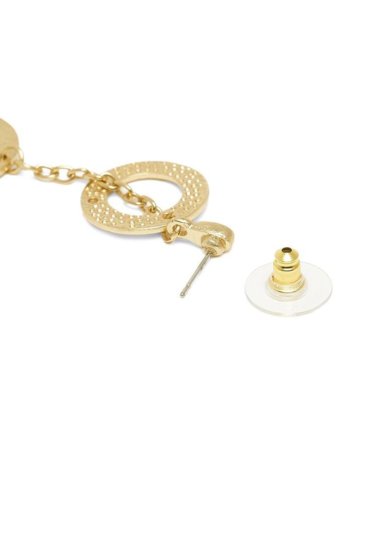 Gold Solid Gold Plated Necklace Set