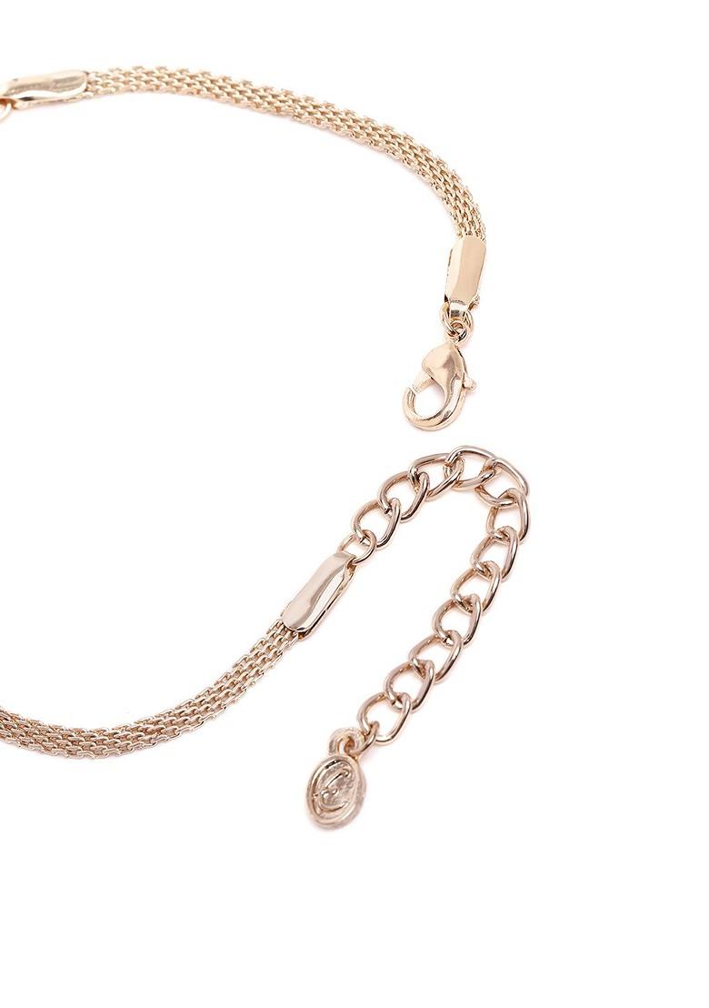 Turquoise Blue Studded Gold Plated Necklace Set