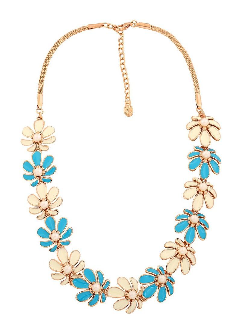 Rose Gold Solid Gold Plated Necklace Set