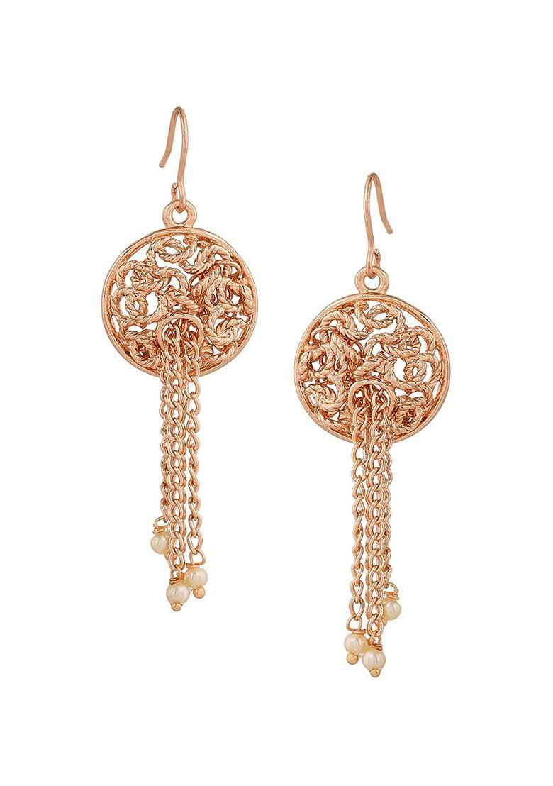 Rose Gold Solid Gold Plated Necklace Set