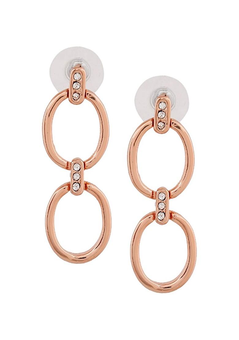 White Studded Gold Plated Necklace Set