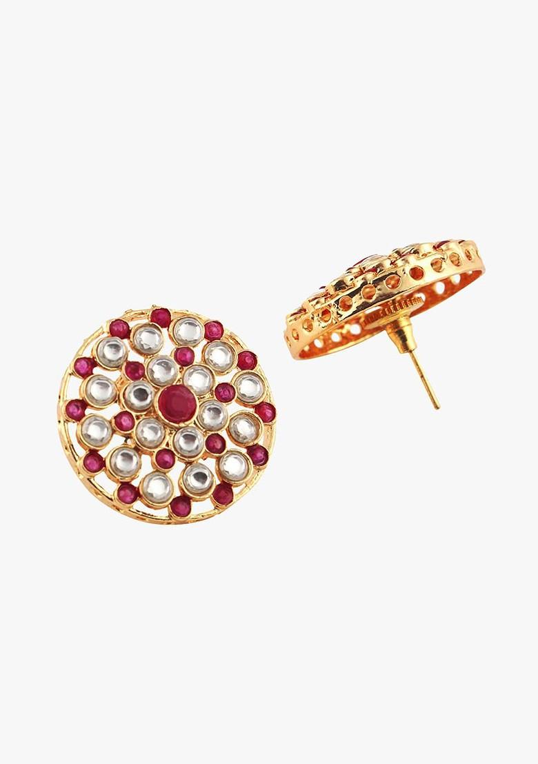 Gold Plain Gold Plated Jewellery Set