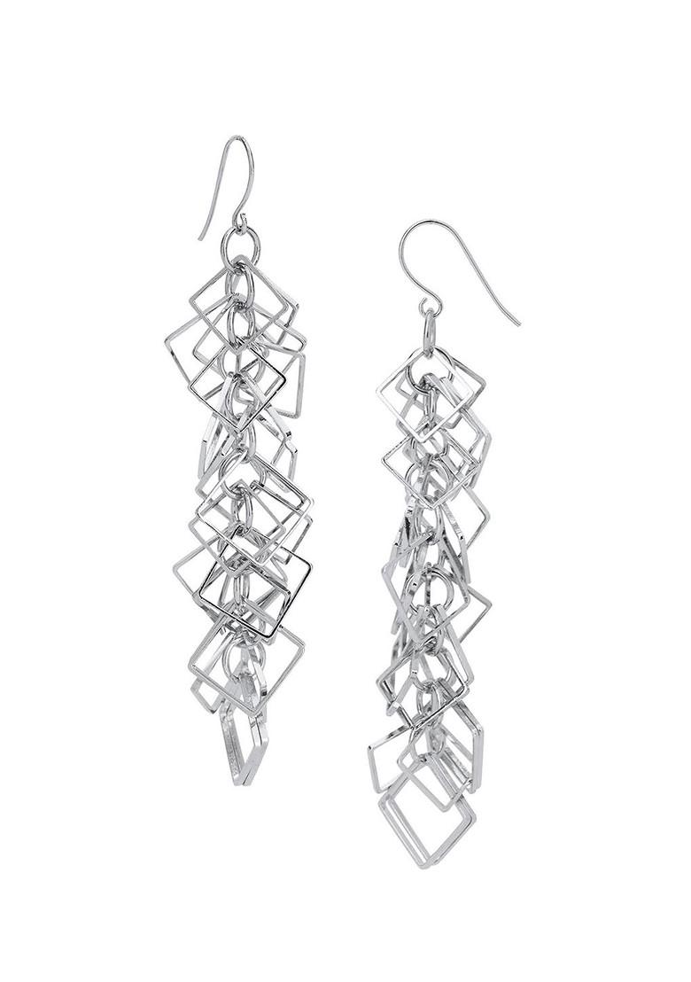 Silver Plain Silver Plated  Jewellery Set