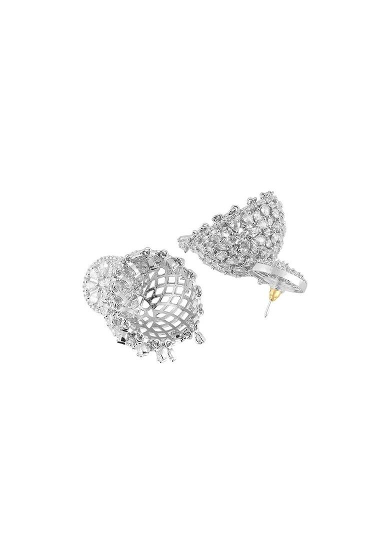 Silver Handcrafted Silver Plated  Jewellery Set