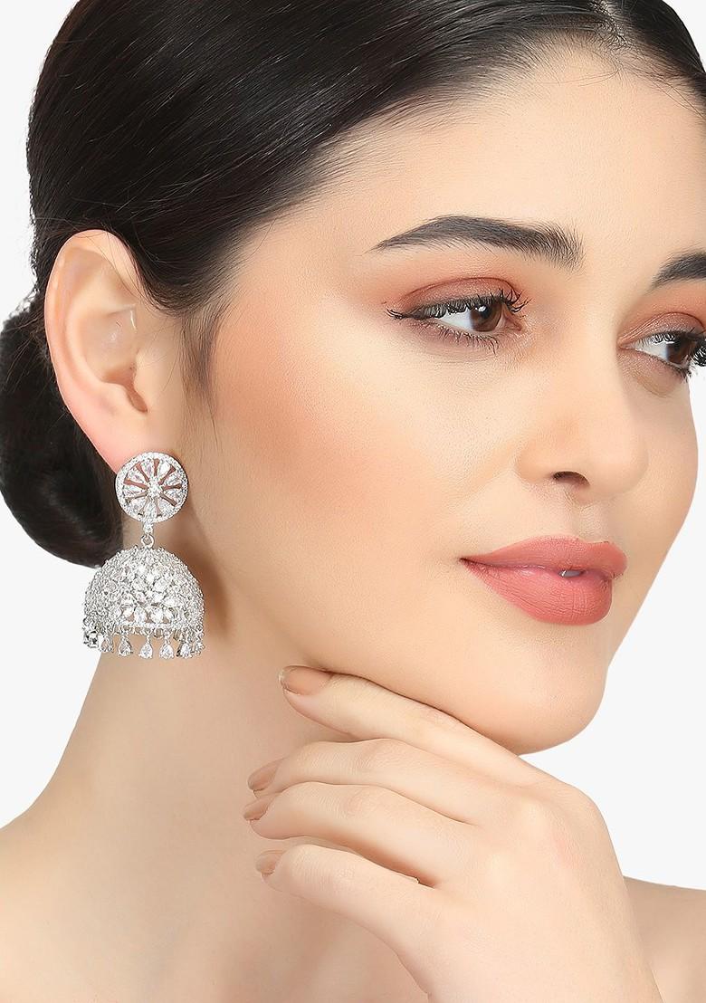 Silver Handcrafted Silver Plated  Jewellery Set