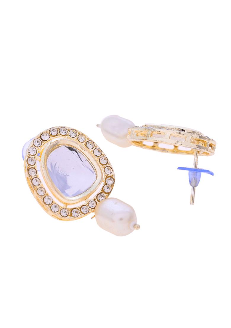 White Kundan Studded Choker Set