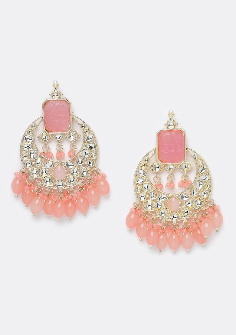 Gold Beaded Gold Plated Necklace Set