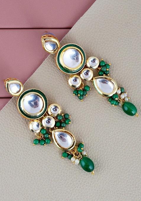 Gold Kundan Gold Plated Necklace Set