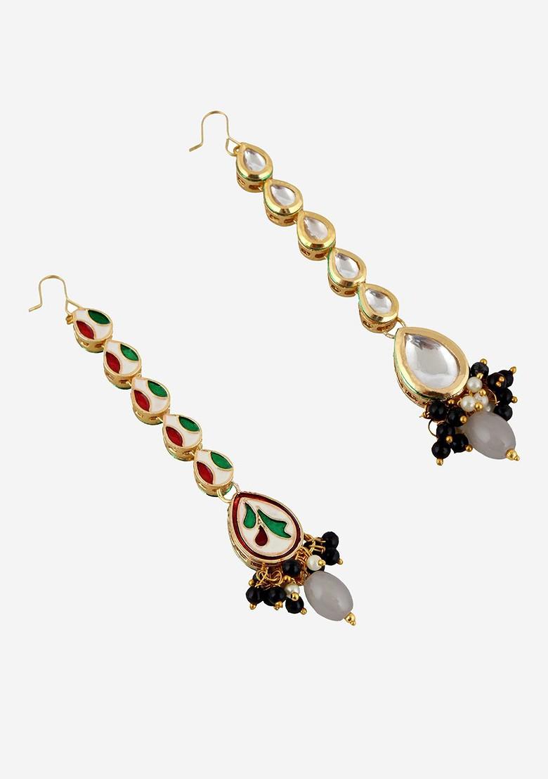 Gold Kundan Gold Plated Necklace Set