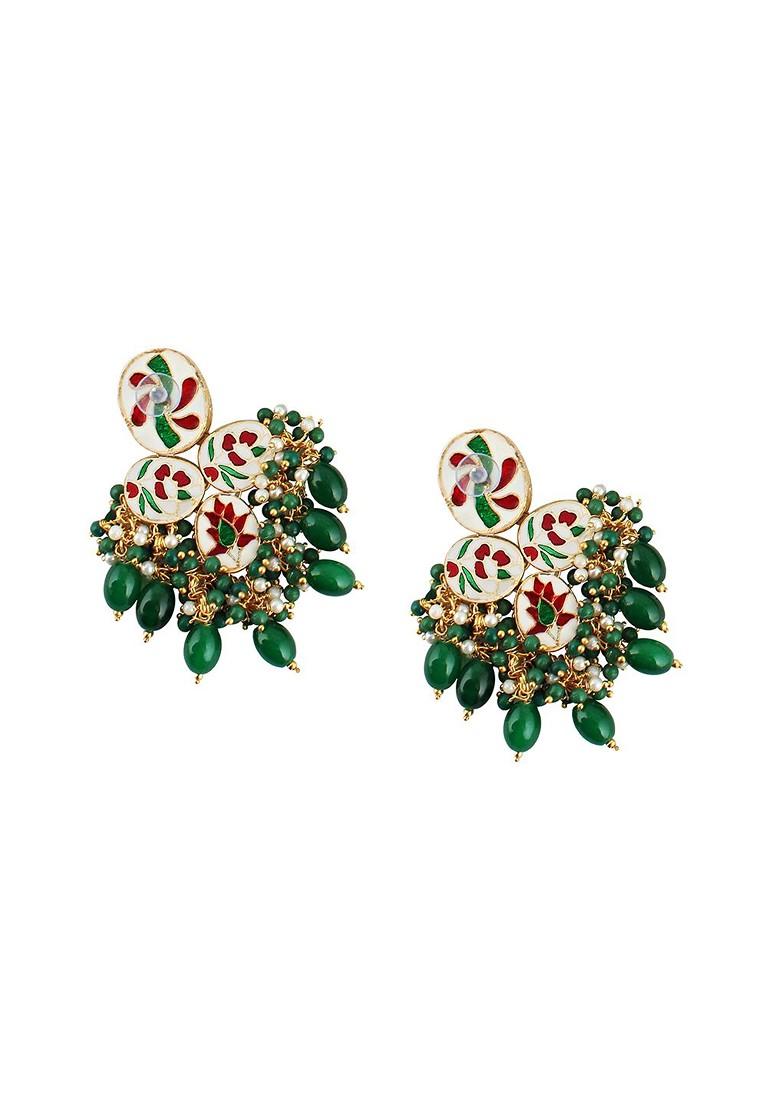 Gold Kundan Gold Plated Necklace Set