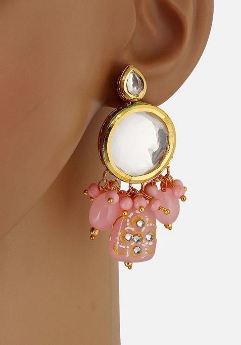 Gold Kundan Gold Plated Necklace Set