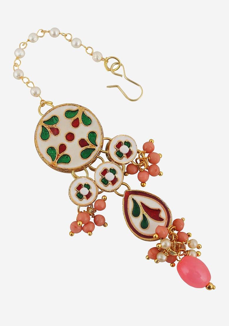 Gold Kundan Gold Plated Necklace Set