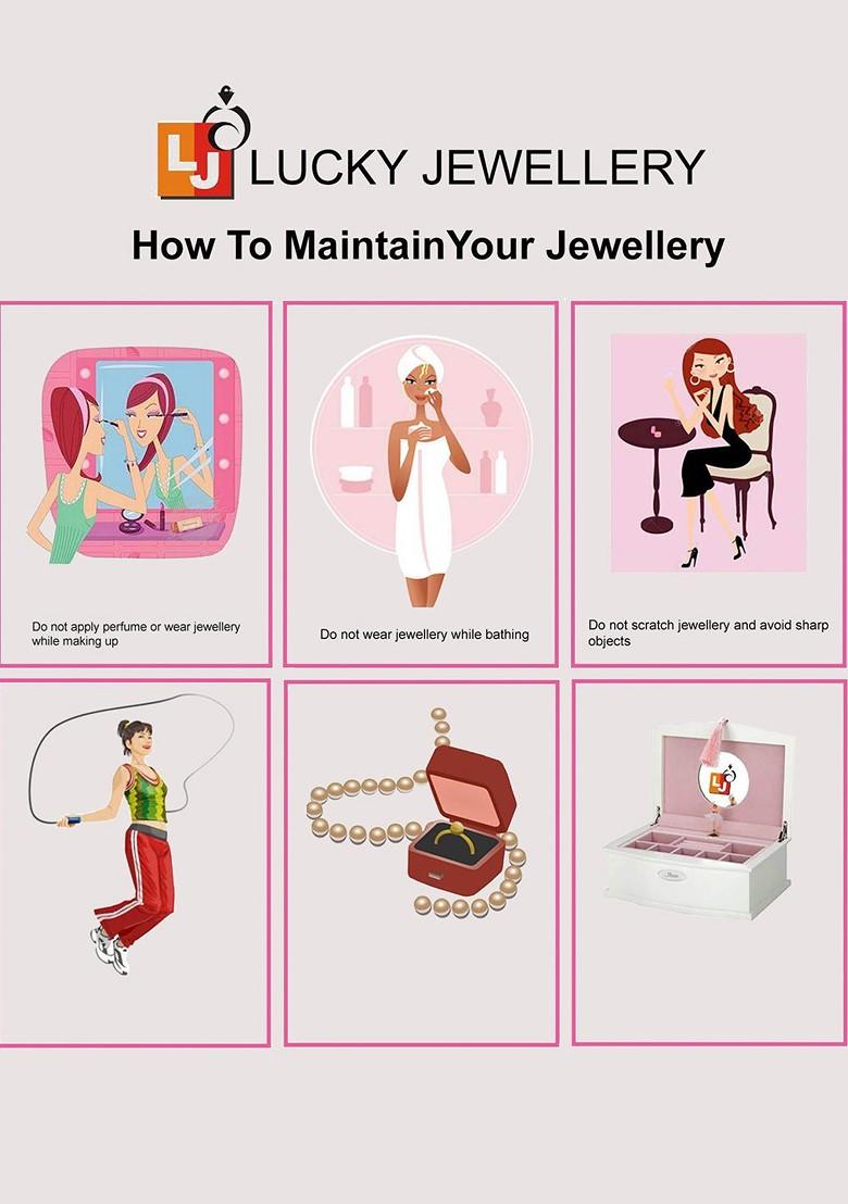 Pink Kundan Gold Plated Necklace Set