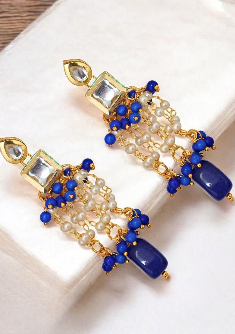 Gold Kundan Gold Plated Necklace Set