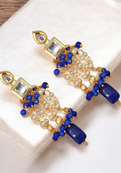 Gold Kundan Gold Plated Necklace Set