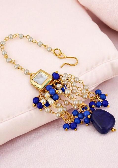 Gold Kundan Gold Plated Necklace Set