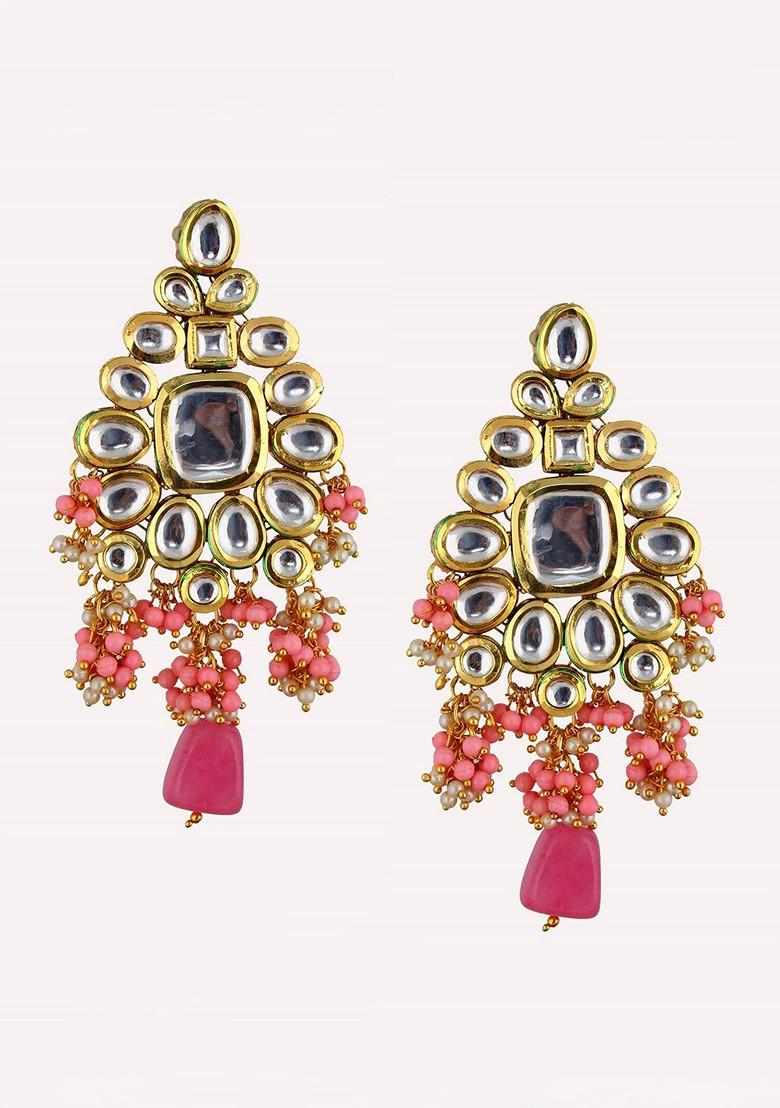 Gold Kundan Gold Plated Necklace Set