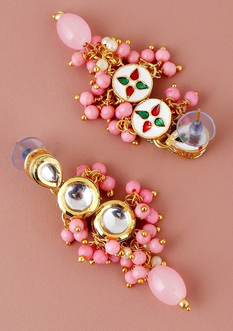 Gold Kundan Gold Plated Necklace Set