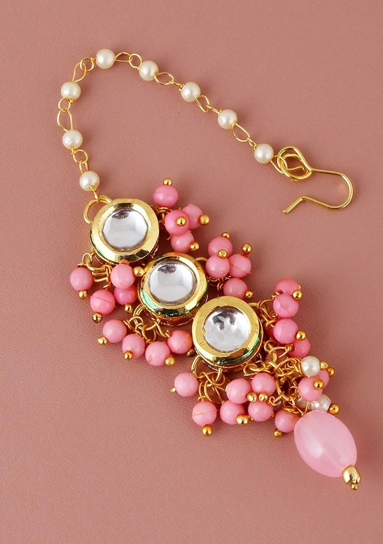 Gold Kundan Gold Plated Necklace Set