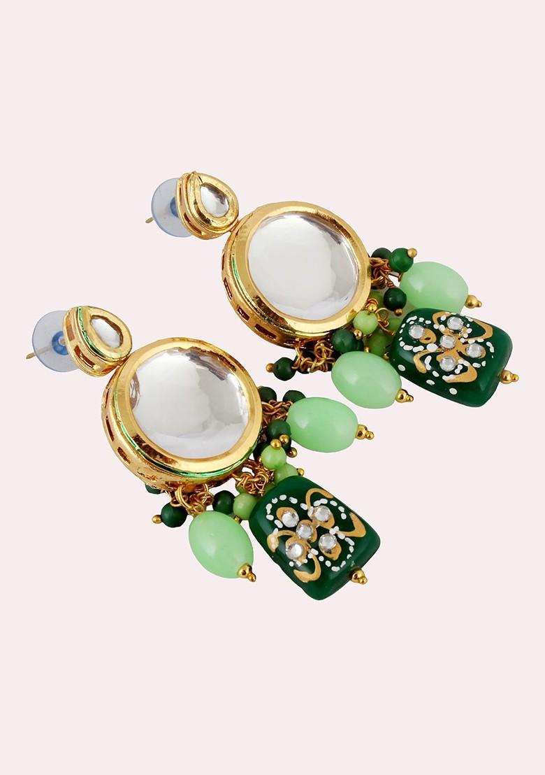 Gold Kundan Gold Plated Necklace Set