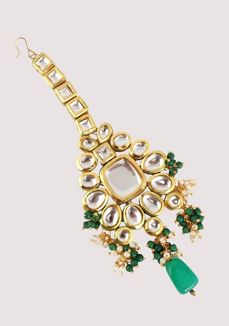 Gold Kundan Gold Plated Necklace Set