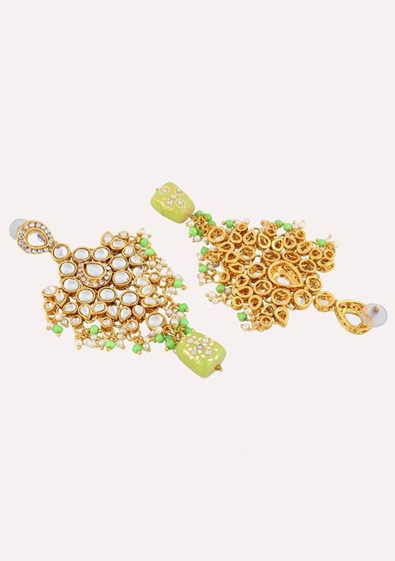 Gold Kundan Gold Plated Necklace Set