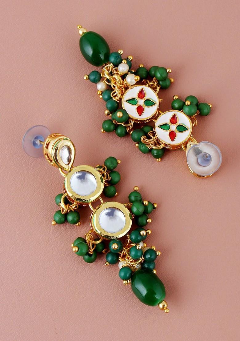 Gold Kundan Gold Plated Necklace Set