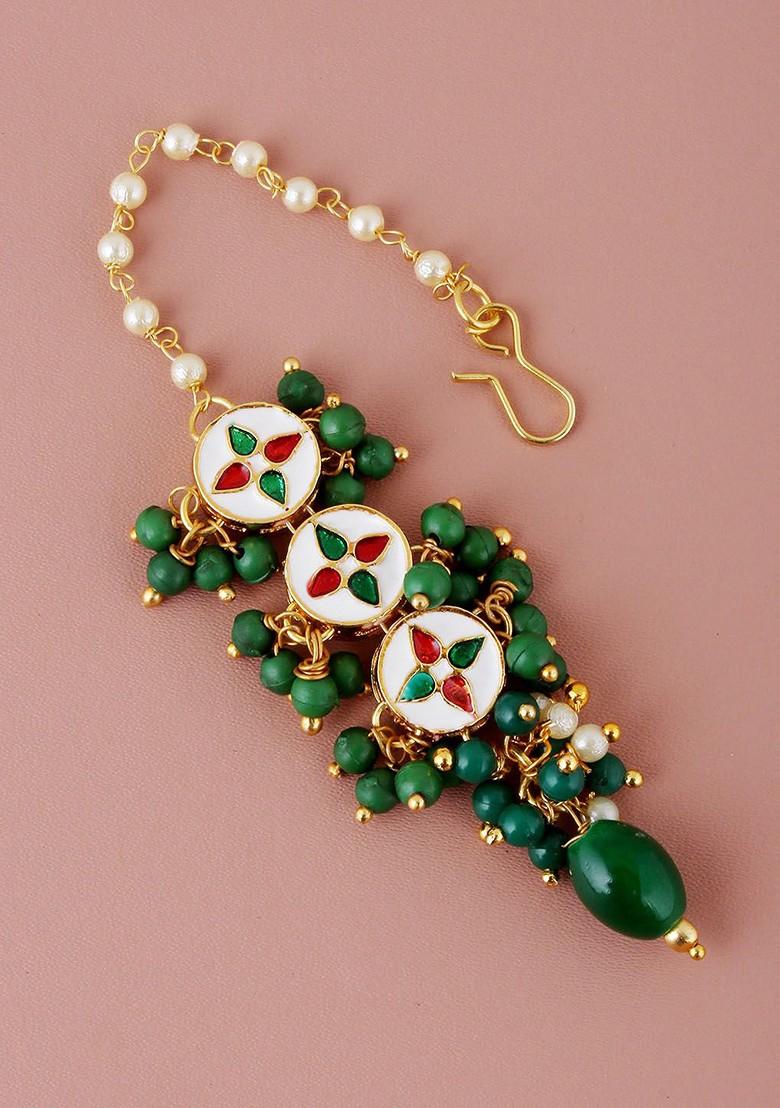 Gold Kundan Gold Plated Necklace Set