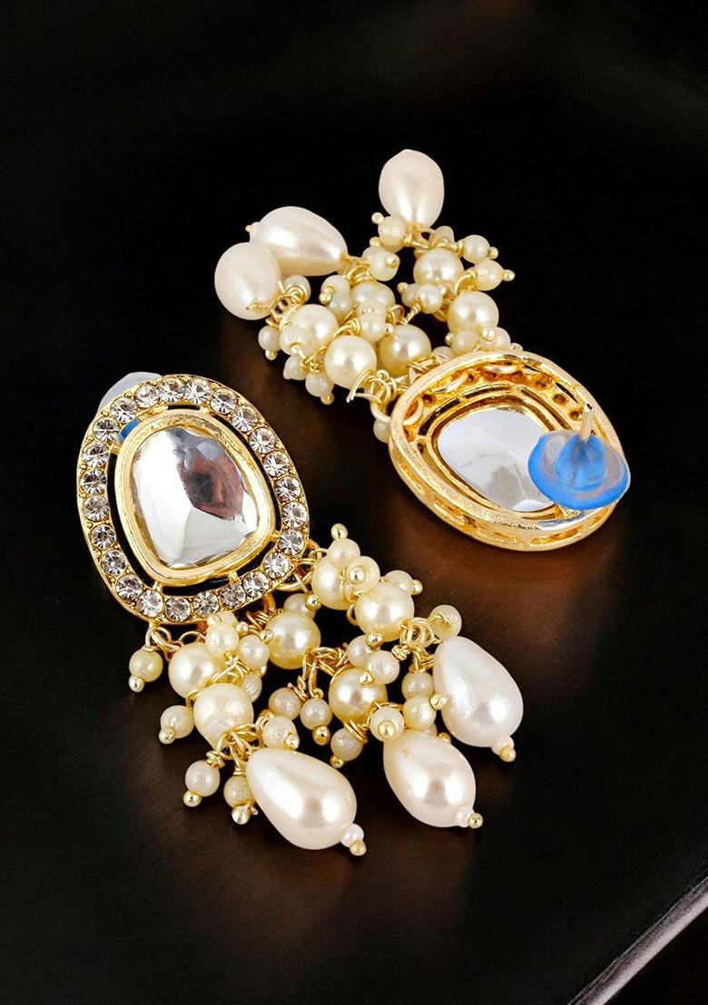 Gold Kundan Gold Plated Necklace Set