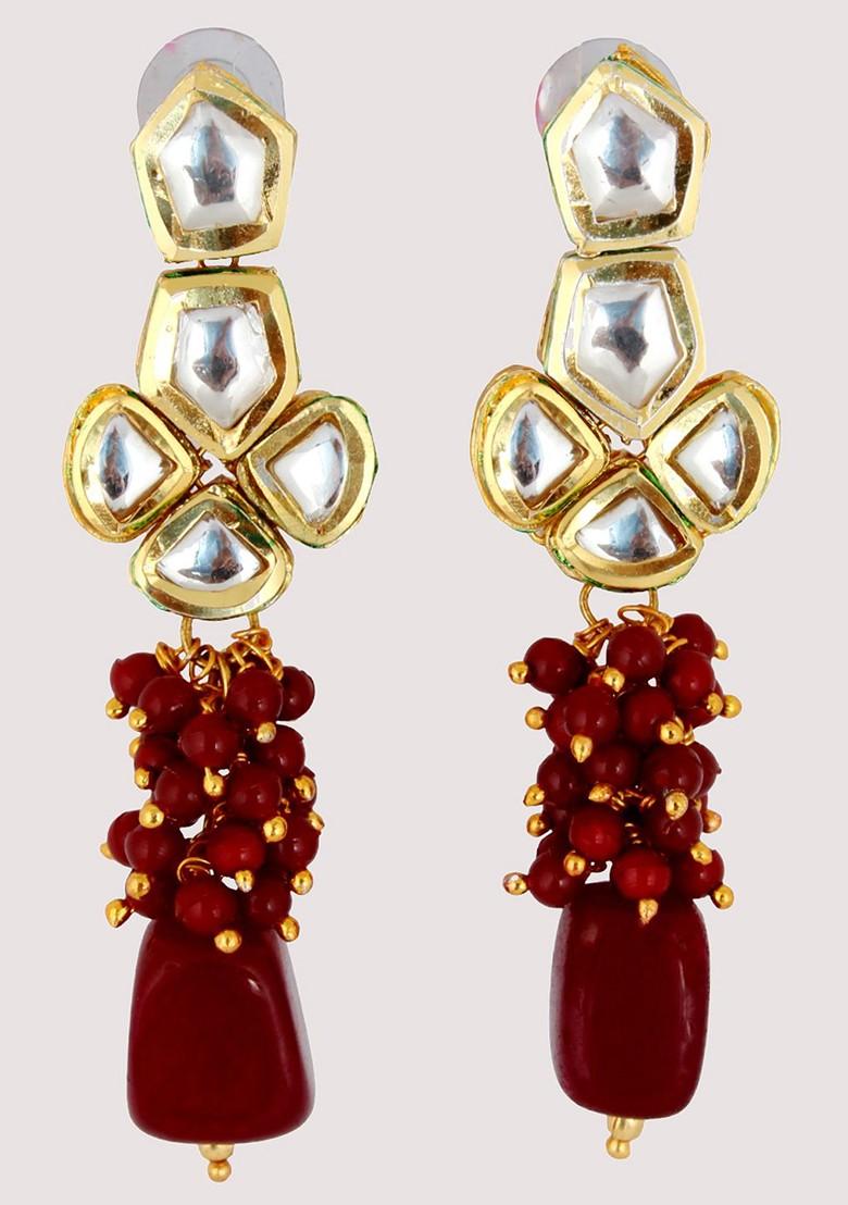 White Kundan Gold Plated Necklace Set