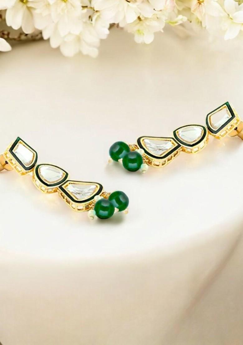 Gold Kundan Gold Plated Necklace Set