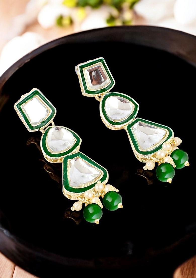 Gold Kundan Gold Plated Necklace Set